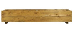 Set Of 2 Large 120cm Wooden Rectangular Garden Planter Trough -Garden Planting Supplies Store 120cm wooden planter 4 1