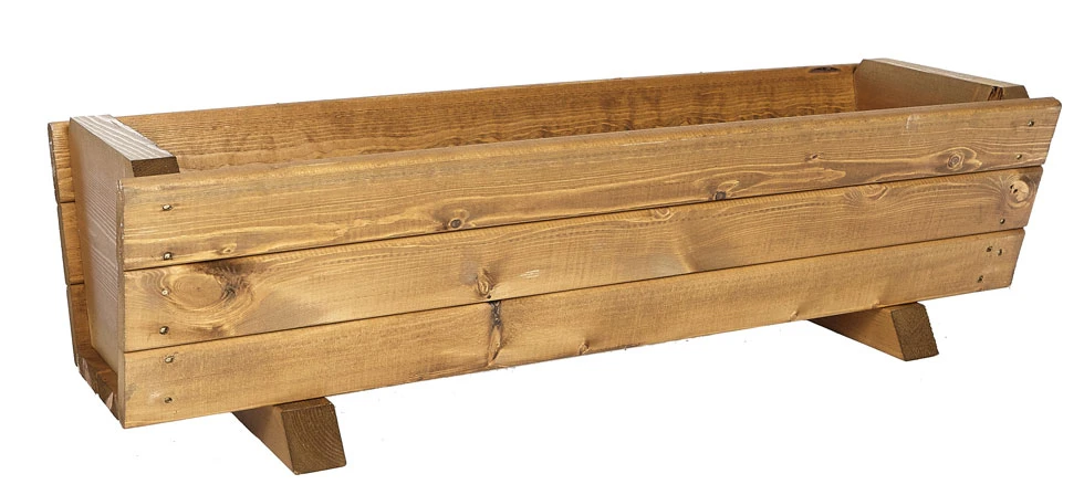 Ruddings Wood 90cm Heavy Duty Wooden Planter Box 3 Ruddings Wood 90cm Heavy Duty Wooden Planter Box - Image 2
