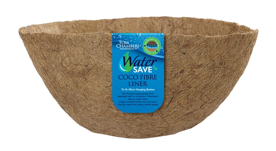 Coco Fibre Liner Water Save For 40cm Tom Chambers Hanging Basket 3 Coco Fibre Liner Water Save For 40cm Tom Chambers Hanging Basket