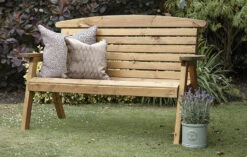 Large Hetton Wooden Garden Bench -Garden Planting Supplies Store GP056 Hetton Bench Large