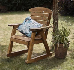 Hetton Wooden Rocking Chair