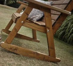 Hetton Wooden Rocking Bench -Garden Planting Supplies Store GP058 Hetton Rocking Bench