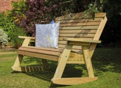Masham Rocking Bench Wooden