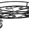 Tom Chambers 40cm Siena Plant Pot Stand Trolley -Garden Planting Supplies Store PS021 1