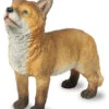 Baby Fox Figurine Ornament - Woodland Animal Statue -Garden Planting Supplies Store RES143 Baby Fox