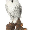 Snowy Owl Garden Ornament Statue Figurine -Garden Planting Supplies Store RES153 Snowy Owl