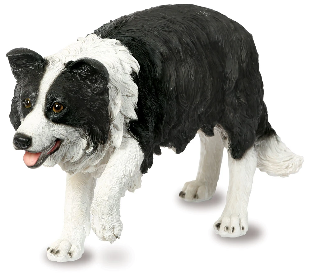 Small Collie Dog - Animal Art Garden Ornament 3 Small Collie Dog - Animal Art Garden Ornament