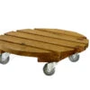 Traditional Round 40cm Pot Stand With Wheels -Garden Planting Supplies Store WPS002 Traditional Pot Stan