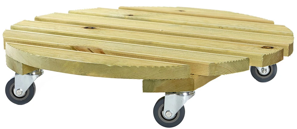 Natures Round 40cm Plant Pot Stand Trolley 3 Natures Round 40cm Plant Pot Stand Trolley