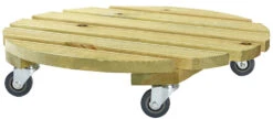 Natures Round 50cm Plant Pot Stand Trolley
