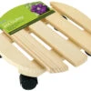 Wooden Pot Trolley - Plant Holder -Garden Planting Supplies Store Wooden pot trolley