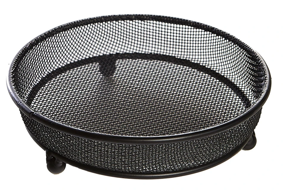 180mm Round Bird Raised Metal Mesh Tray Ground Feeder 4 180mm Round Bird Raised Metal Mesh Tray Ground Feeder - Image 2