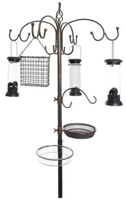 Bronze Garden Ultimate Wild Bird Feeding Station Complete With Feeders -Garden Planting Supplies Store bronze feeding station 1