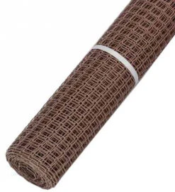 Climbing Plastic Plant Support Mesh Brown 5m X 1m