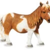 Brown And White Shetland Pony -Garden Ornament -Garden Planting Supplies Store brown pony