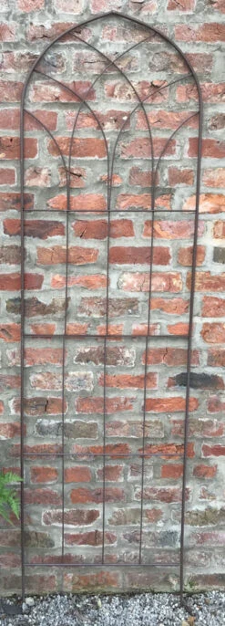 Garden Trellis Metal Plant Privacy Trellises Extra Large Rust Effect 2.1m -Garden Planting Supplies Store clematis trellis 1 1