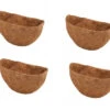 Coco Wall Basket Liner Planter Garden Flower Pot Manger Box Large 60cm Set Of 4 2 Coco Wall Basket Liner Planter Garden Flower Pot Manger Box Large 60cm Set Of 4 -Garden Planting Supplies Store coco planter liners 2 1