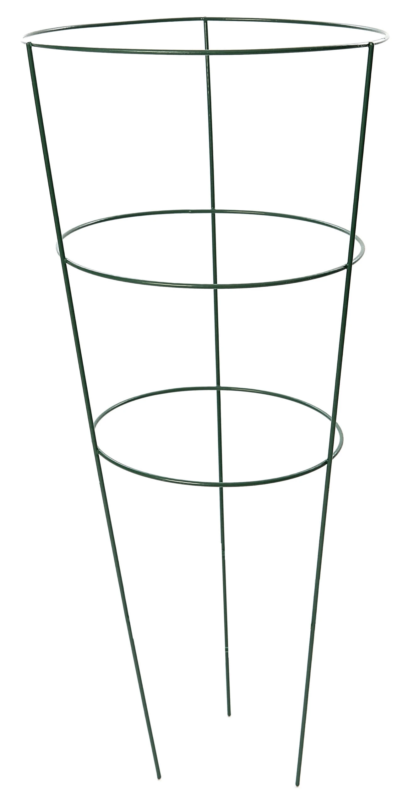 Pack Of 4 X 60cm H X 26cm Dia Garden Conical Green Plant Grow Throug Supports 3 Pack Of 4 X 60cm H X 26cm Dia Garden Conical Green Plant Grow Throug Supports