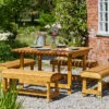 Coxwold Wooden Patio Table & Bench Set
