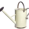 8 Litres Cream Metal Watering Can -Garden Planting Supplies Store cream 8l watering can