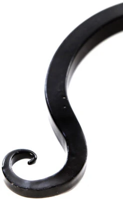 Set Of 2 X 20cmRound Metal Garden Wall Brackets 8 Set Of 2 X 20cmRound Metal Garden Wall Brackets -Garden Planting Supplies Store curved hook 3 1