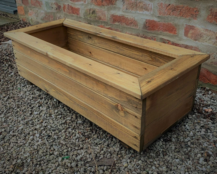Outdoor Trough Planter Bulb Container Boxes Large 4 Outdoor Trough Planter Bulb Container Boxes Large - Image 2