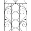 Elegant Garden Trellis Black 120cm