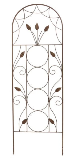 Elegant Garden Trellis Rust Effect 120cm -Garden Planting Supplies Store elegant garden trellis 4