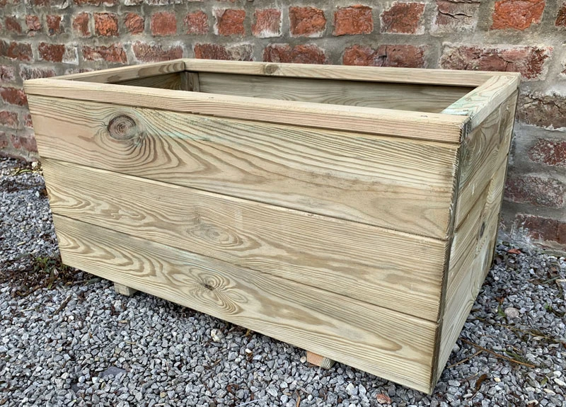 Wooden Garden Outdoor Planter Plant Trough Extra Large 8 Wooden Garden Outdoor Planter Plant Trough Extra Large - Image 6