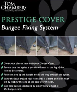 Prestige Kettle Large Barbecue Cover Grey Weave -Garden Planting Supplies Store fixing system