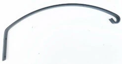 Set Of 2 X 34cm Flat Section Metal Black Garden Wall Brackets 9 Set Of 2 X 34cm Flat Section Metal Black Garden Wall Brackets -Garden Planting Supplies Store flat section hook 1