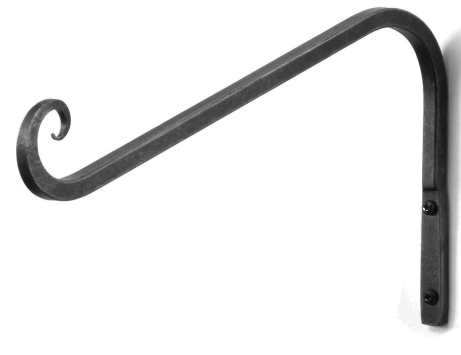 Hanging Basket Bracket Wall Mounted Angled Large Hook 3 Hanging Basket Bracket Wall Mounted Angled Large Hook