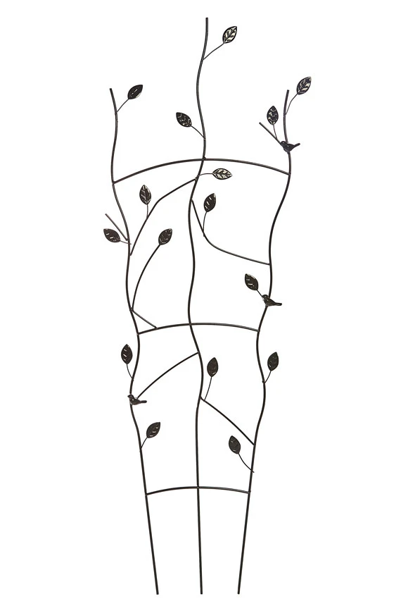 Decorative Plant Trellises Outdoor Support Black 4 Decorative Plant Trellises Outdoor Support Black - Image 2