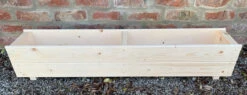 Wooden Rectangular Garden Planter 120cmUntreated 11 Wooden Rectangular Garden Planter 120cmUntreated -Garden Planting Supplies Store garden planter 120cm 2