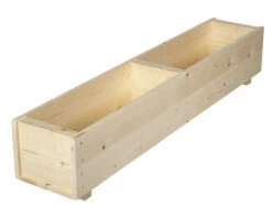 Wooden Rectangular Garden Planter 120cmUntreated 9 Wooden Rectangular Garden Planter 120cmUntreated -Garden Planting Supplies Store garden planter 120cm 4