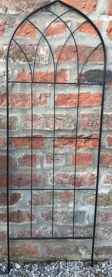 Garden Trellis Metal Plant Privacy Trellises Black 1.18m 3 Garden Trellis Metal Plant Privacy Trellises Black 1.18m