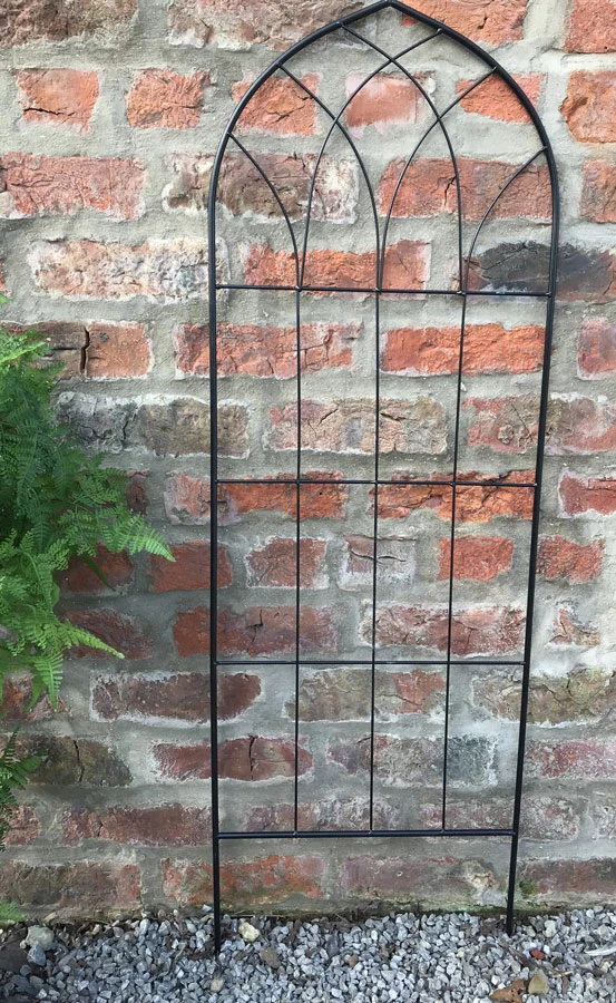 Garden Trellis Metal Plant Privacy Trellises Black 1.18m 4 Garden Trellis Metal Plant Privacy Trellises Black 1.18m - Image 2