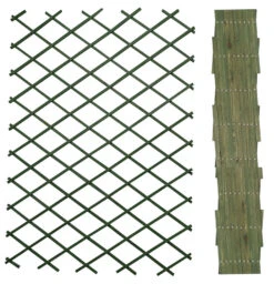 Riveted Diamond Expanding Green Wood Wall Trellis 180cm X 90cm -Garden Planting Supplies Store green trellis 5