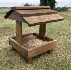 Ground Bird Feeder Wooden Bird Table -Garden Planting Supplies Store ground bird feeder