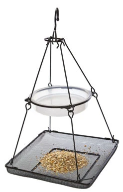 Hanging Bird Feeding Station Tray -Garden Planting Supplies Store hanging bird station