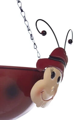 Novelty Ladybird Metal Hanging Basket -Garden Planting Supplies Store hanging planter 2