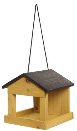 Hanging Wooden Wild Bird Table Seed Feeding Tray -Garden Planting Supplies Store hanging table 1