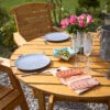 Hetton Garden Dining Table Set With 4 Chairs
