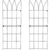 Ruddings Wood Set Of 2 X Large Metal Garden Trellises