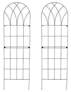 Ruddings Wood Set Of 2 X Large Metal Garden Trellises