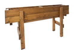 Large Wooden Garden Planter On Legs -Garden Planting Supplies Store large raised planter