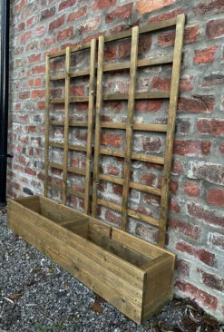 Large Trellis Garden Planter Box With Trellis Screening -Garden Planting Supplies Store large trellis planter 2