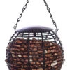 Black Round Peanut Ball Wild Bird Feeder -Garden Planting Supplies Store nut ball feeder 1