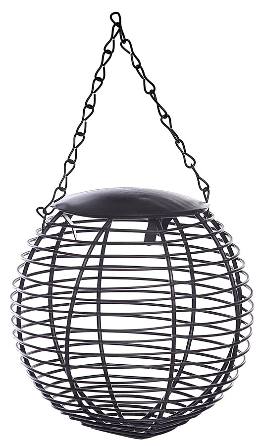 Black Round Peanut Ball Wild Bird Feeder 4 Black Round Peanut Ball Wild Bird Feeder - Image 2