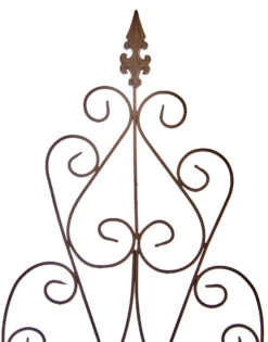 Ornate Scrolled Trellis Plant Support